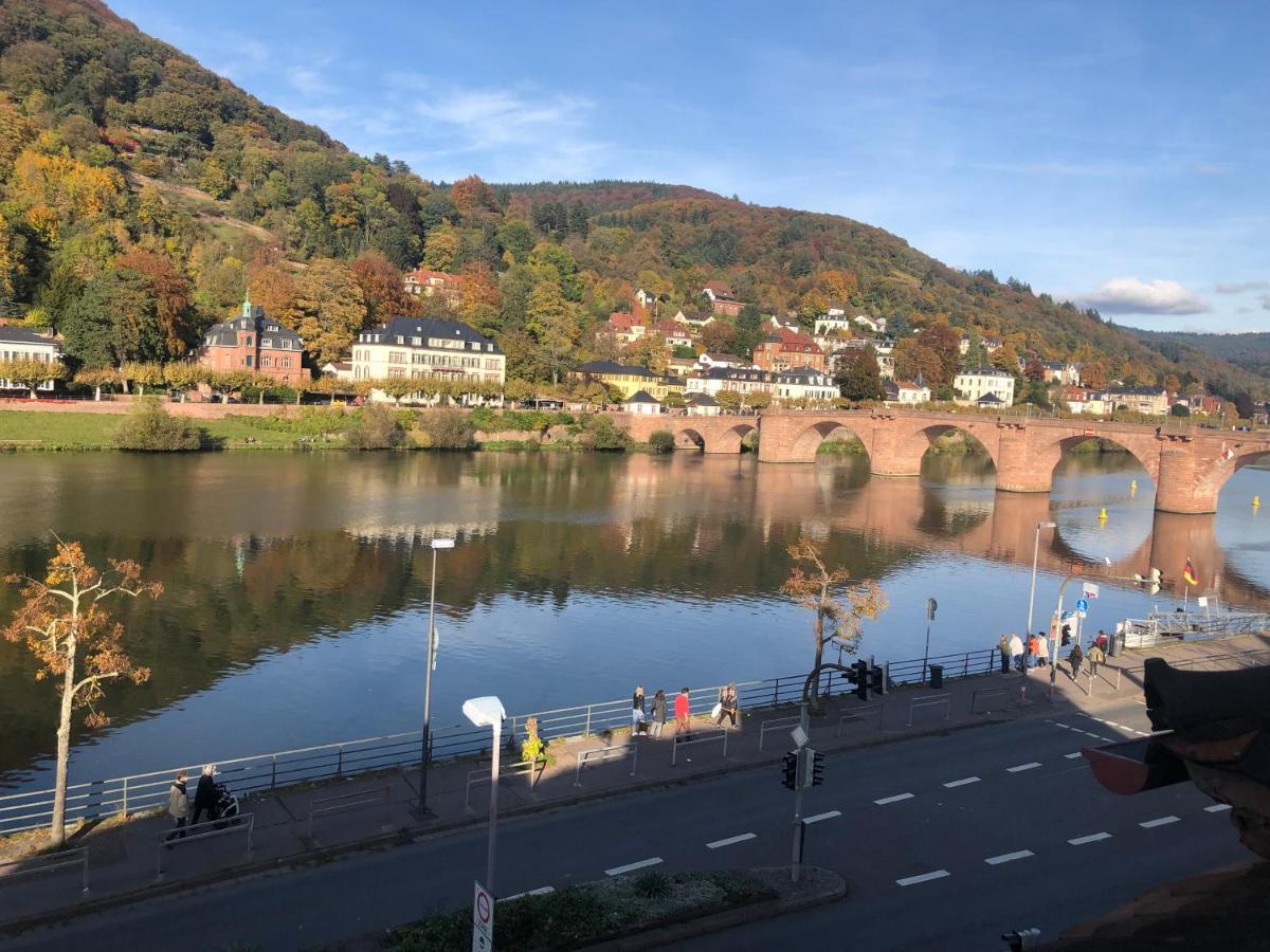 Philosophen Und Neckarblick Apartment Heidelberg Luaran gambar