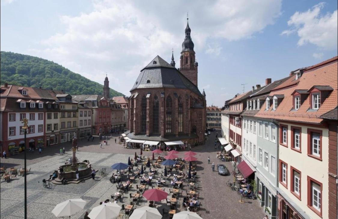Philosophen Und Neckarblick Apartment Heidelberg Luaran gambar